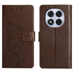 For Xiaomi Redmi Note 14 Pro 4G Leather Wallet Case Butterfly Flower Imprinted Phone Cover with Strap