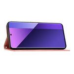 For Samsung Galaxy S25 Edge Leather Wallet Case Butterfly Flower Imprinted Phone Cover with Strap