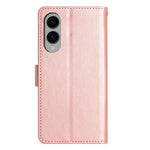 For Samsung Galaxy S25 Edge Leather Wallet Case Butterfly Flower Imprinted Phone Cover with Strap