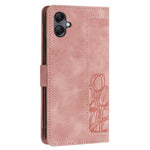 For Samsung Galaxy A25e Case Tulip Leather Phone Cover with 5 Card Slots Wallet