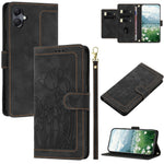 For Samsung Galaxy A25e Case Tulip Leather Phone Cover with 5 Card Slots Wallet