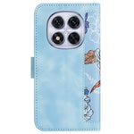 For Xiaomi Redmi Note 14 Pro 4G Case PU Leather Floral Phone Cover with Card Slots / Wrist Strap