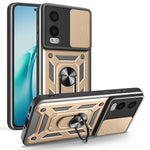 OnePlus Nord CE4 Lite 5G-skal med skjutbart kameralock PC + TPU-stativmobilskal