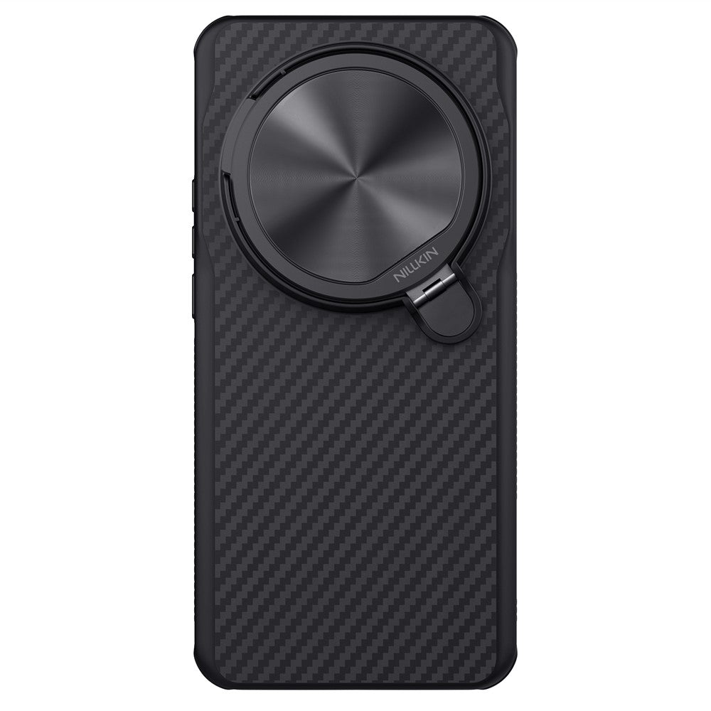 NILLKIN För Xiaomi 15 Ultra Magnetiskt Skal TPU + Aramidfiber Linsskydd Stativ mobilskal