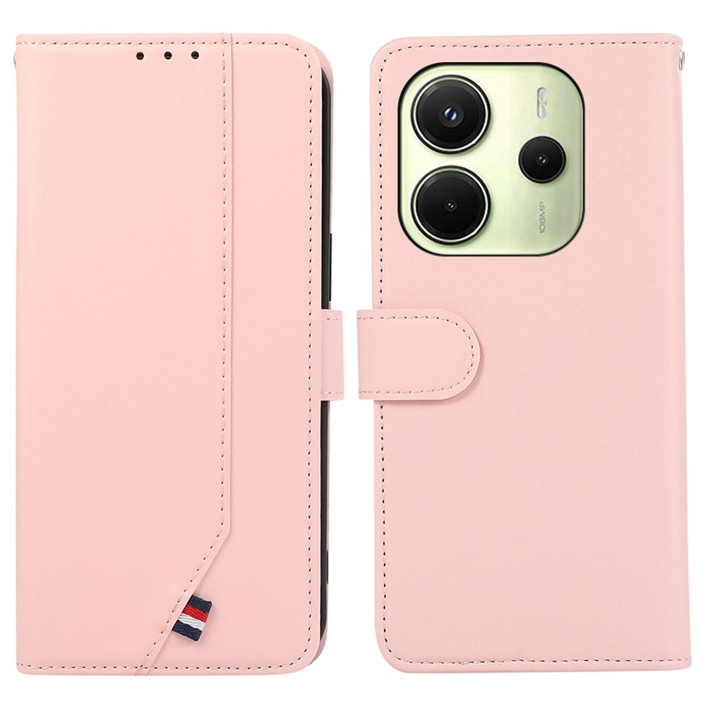 For Xiaomi Redmi Note 14 4G (164.84mm) Case RFID Blocking Flip Leather Phone Cover
