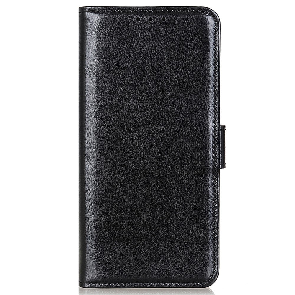 For Xiaomi Redmi Note 14 4G (164.84mm) Case Crazy Horse Texture PU Leather Phone Stand Cover