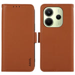 ABEEL For Xiaomi Redmi Note 14 4G (164.84mm) Case Leather Phone Cover with RFID Blocking Wallet