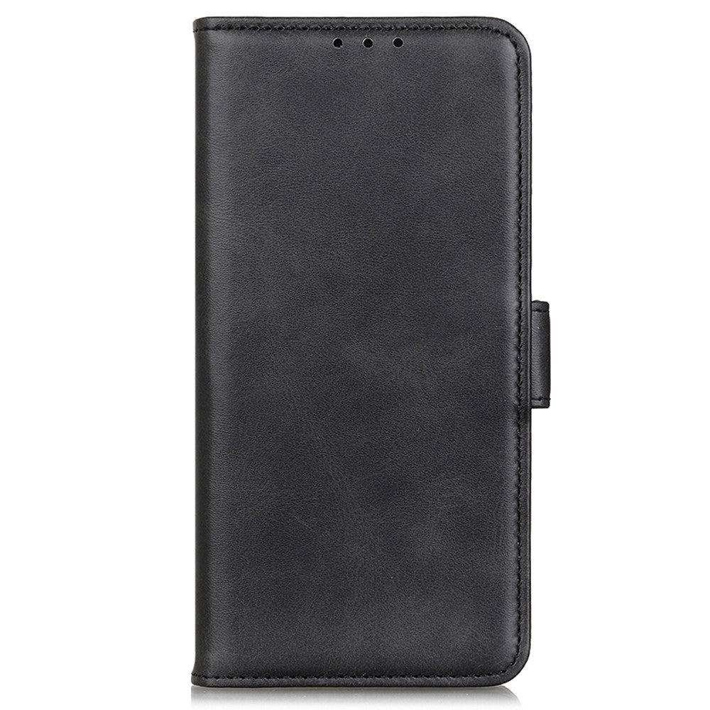 For Xiaomi Redmi Note 14 4G (164.84mm) Case Stand Cowhide Texture PU Leather Phone Cover
