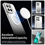 For Honor X8c 4G Magnetisk Cover Anti-fald Hybrid Telefon Bagcover