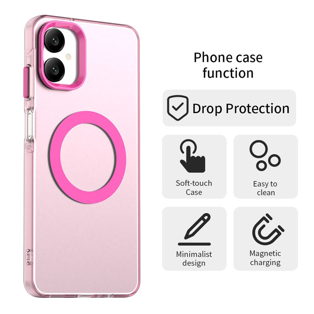 Samsung Galaxy A06 5G Magnetiskt Skal Anti-Drop Hybrid mobil Baksida