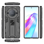 For Honor X40 5G Kickstand Protective Phone Case Drop-proof Hard PC Soft TPU Hybrid Cover