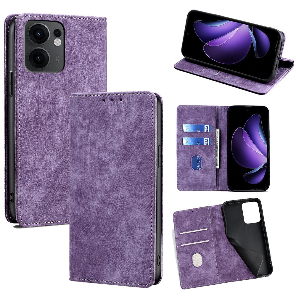 For Oppo Reno13 F 5G (Reno 13 FS 5G) / 4G Case RFID Blocking Wallet Leather Phone Cover