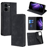 For Oppo Reno13 F 5G (Reno 13 FS 5G) / 4G Card Holder Case PU Leather Magnetic Closing Phone Cover