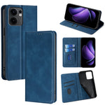 For Oppo Reno13 F 5G (Reno 13 FS 5G) / 4G Card Holder Case PU Leather Magnetic Closing Phone Cover