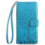For Oppo Reno13 F 5G (Reno 13 FS 5G) / 4G Case PU Leather Wallet Phone Cover Tree Deer Imprinted