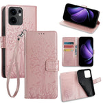 For Oppo Reno13 F 5G (Reno 13 FS 5G) / 4G Case PU Leather Wallet Phone Cover Tree Deer Imprinted
