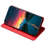 For Xiaomi Redmi Note 14 4G (163.25mm) Card Holder Case PU Leather Magnetic Closing Phone Cover