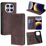 For Xiaomi Redmi Note 14 Pro 4G Card Holder Case PU Leather Magnetic Closing Phone Cover