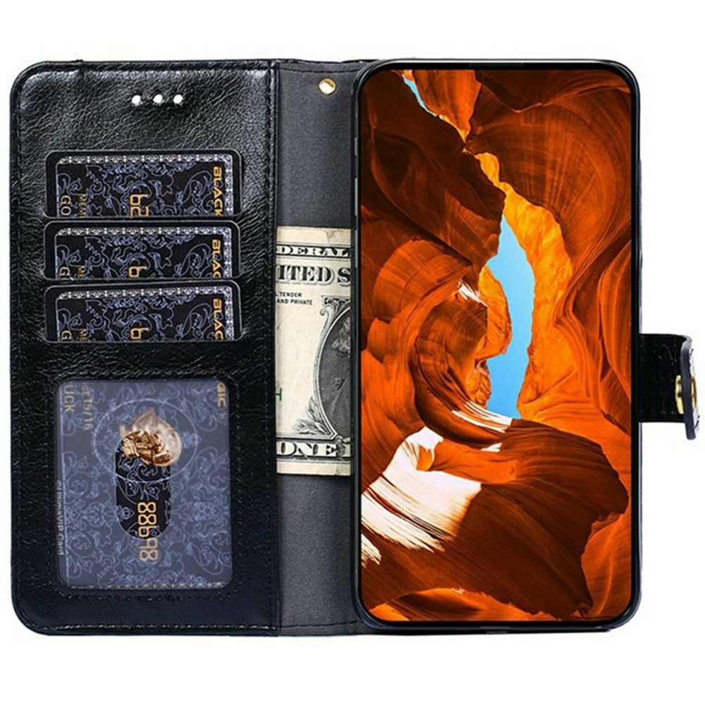 For Xiaomi Redmi Note 14 Pro 4G Case Zipper Pocket PU Leather Wallet Flip Phone Cover