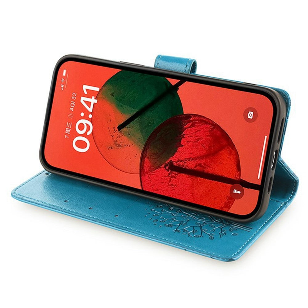 For Xiaomi Redmi Note 14 Pro 4G Case PU Leather Wallet Phone Cover Tree Deer Imprinted