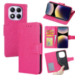 For Xiaomi Redmi Note 14 Pro 4G Case Wallet PU Leather + TPU Folding Stand Phone Cover