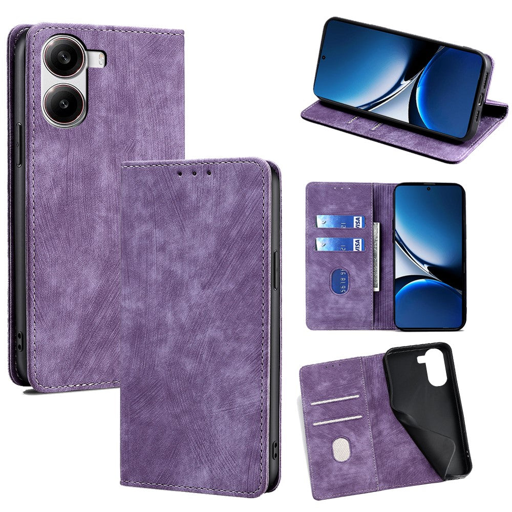 For Xiaomi Redmi Turbo 4 5G  /  Poco X7 Pro 5G Case RFID Blocking Wallet Leather Phone Cover