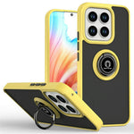 For Honor X8c 4G Case Ring Holder Kickstand TPU + Acrylic Phone Cover