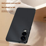 For Samsung Galaxy S25 Edge Case PU Leather Coated PC + TPU Anti-Drop Phone Cover