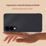 For Samsung Galaxy S25 Edge Case PU Leather Coated PC + TPU Anti-Drop Phone Cover
