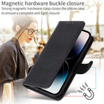 For iPhone 17th / 16th Case 2 in 1 Detachable Magnetic Leather Wallet Mobile Cover with Strap