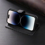For iPhone 17th / 16th Case 2 in 1 Detachable Magnetic Leather Wallet Mobile Cover with Strap