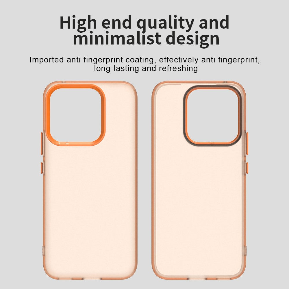 For Honor X8c 4G Case PC + TPU + PET Matte Anti-Drop Phone Back Cover