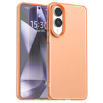 Til Samsung Galaxy S25 Edge cover, PC + TPU + PET mat anti-fald telefon bagcover