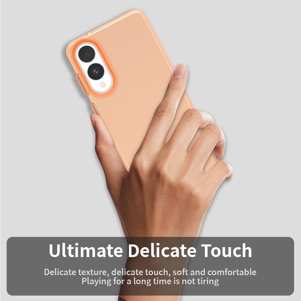 Samsung Galaxy S25 Edge-skal PC + TPU + PET Matt fallskyddande bakstycke