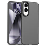 Samsung Galaxy S25 Edge-skal PC + TPU + PET Matt fallskyddande bakstycke