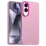 Til Samsung Galaxy S25 Edge cover, PC + TPU + PET mat anti-fald telefon bagcover
