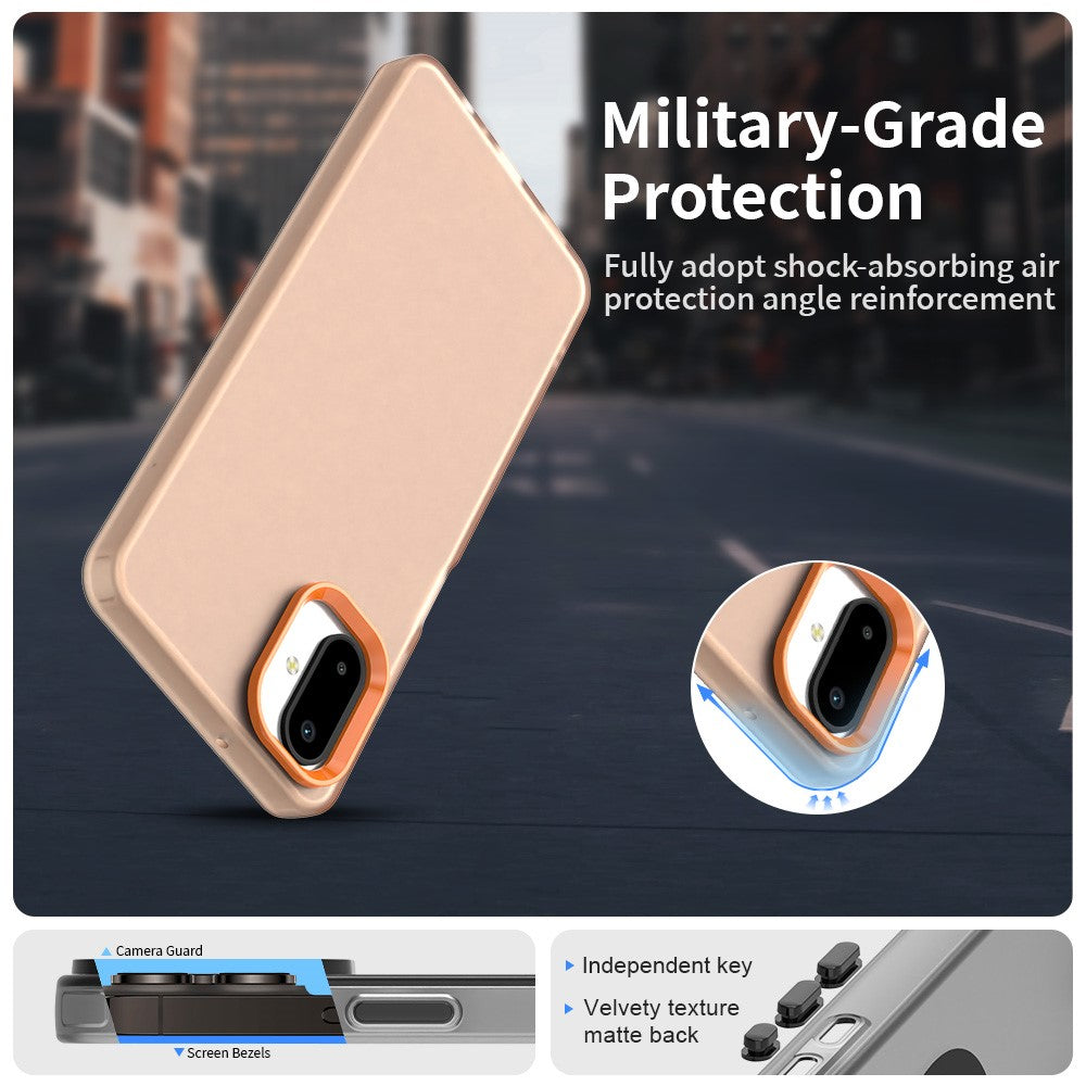 For Samsung Galaxy F06 5G  /  M06 5G Case PC + TPU + PET Matte Anti-Drop Phone Back Cover