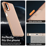 For Samsung Galaxy F06 5G  /  M06 5G Case PC + TPU + PET Matte Anti-Drop Phone Back Cover