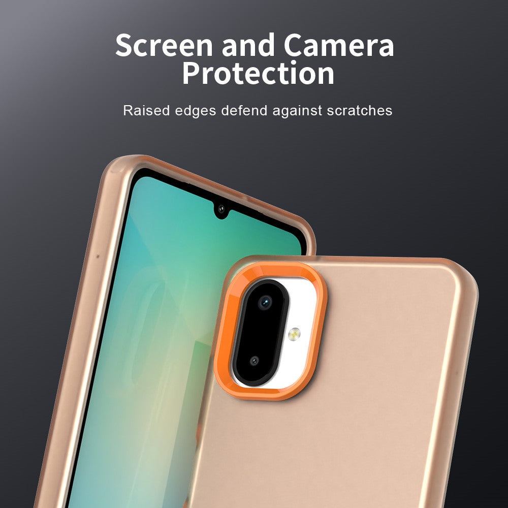 For Samsung Galaxy F06 5G  /  M06 5G Case PC + TPU + PET Matte Anti-Drop Phone Back Cover
