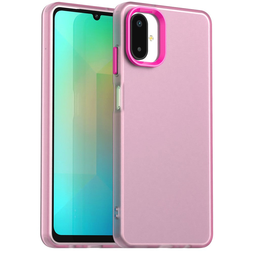 For Samsung Galaxy F06 5G  /  M06 5G Case PC + TPU + PET Matte Anti-Drop Phone Back Cover