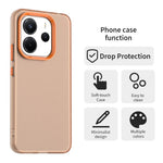 For Xiaomi Redmi Note 14 4G (164.84mm) Case PC + TPU + PET Matte Anti-Drop Phone Back Cover