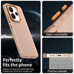 For Xiaomi Redmi Note 14 4G (164.84mm) Case PC + TPU + PET Matte Anti-Drop Phone Back Cover