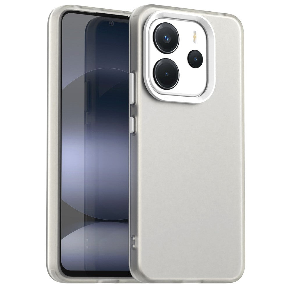 For Xiaomi Redmi Note 14 4G (164.84mm) Case PC + TPU + PET Matte Anti-Drop Phone Back Cover