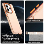 For Xiaomi Redmi Note 14 4G (163.25mm) Case PC + TPU + PET Matte Anti-Drop Phone Back Cover