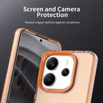 For Xiaomi Redmi Note 14 4G (163.25mm) Case PC + TPU + PET Matte Anti-Drop Phone Back Cover