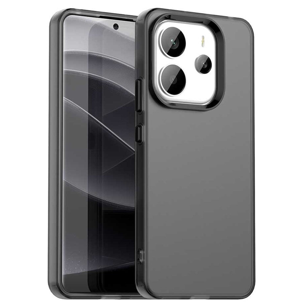 For Xiaomi Redmi Note 14 4G (163.25mm) Case PC + TPU + PET Matte Anti-Drop Phone Back Cover
