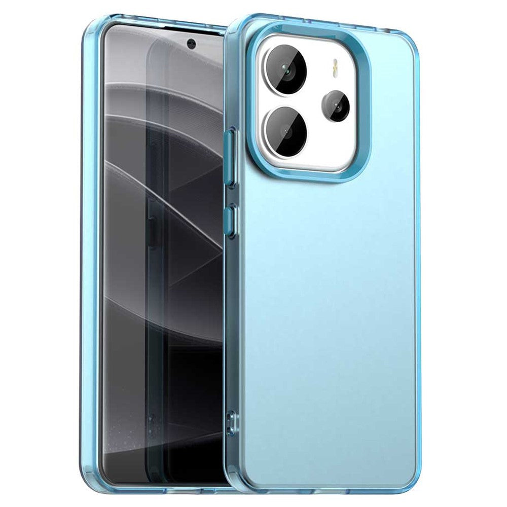 For Xiaomi Redmi Note 14 4G (163.25mm) Case PC + TPU + PET Matte Anti-Drop Phone Back Cover