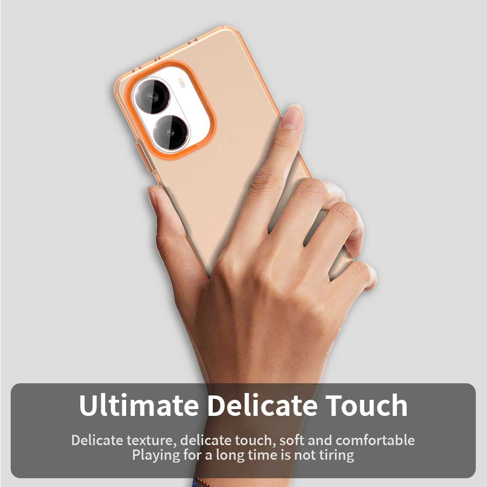 Xiaomi Poco X7 Pro 5G / Redmi Turbo 4 5G-skal PC + TPU + PET Matt fallskyddande bakstycke