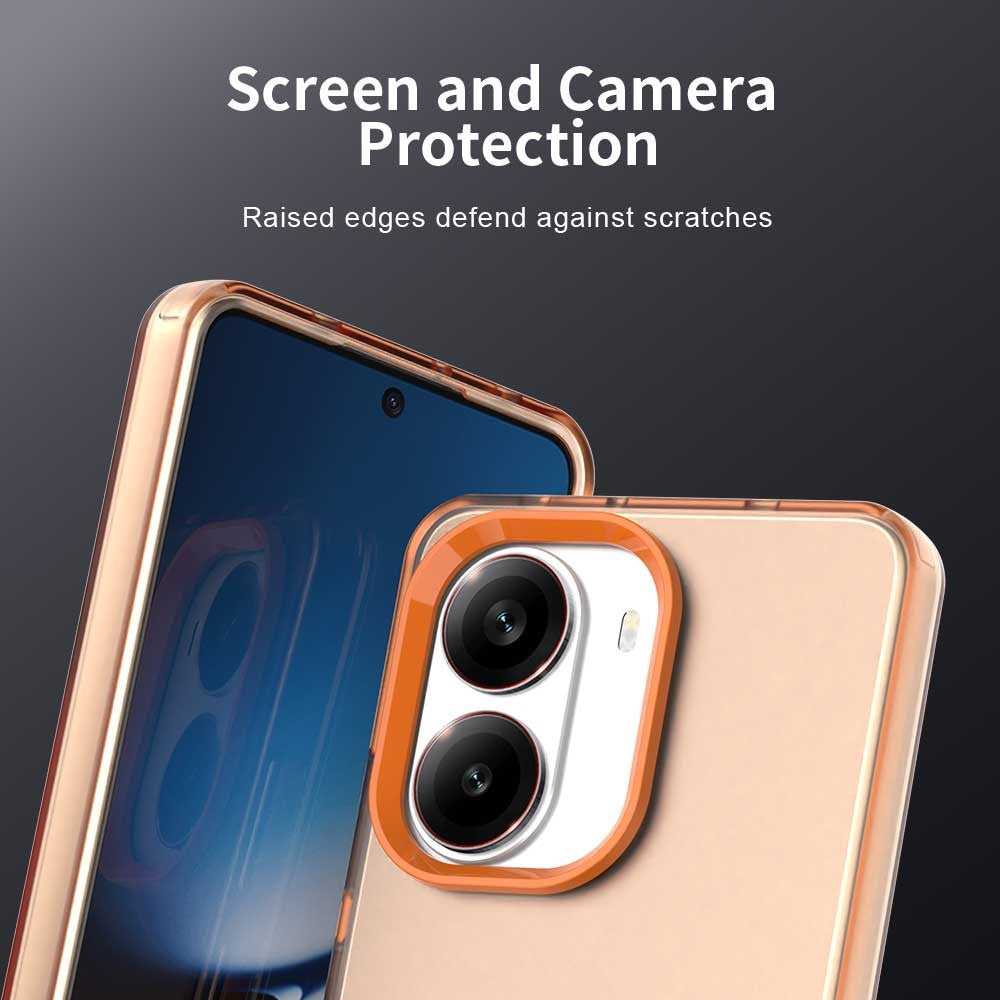 Xiaomi Poco X7 Pro 5G / Redmi Turbo 4 5G-skal PC + TPU + PET Matt fallskyddande bakstycke