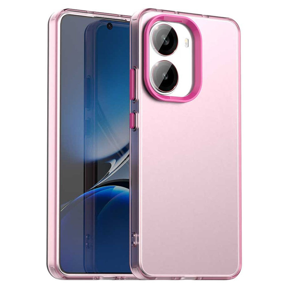 Xiaomi Poco X7 Pro 5G / Redmi Turbo 4 5G-skal PC + TPU + PET Matt fallskyddande bakstycke